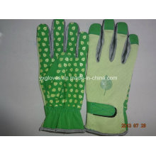 Garden Glove-PVC Dotted Glove-Work Glove-Labor Glove-Leather Glove